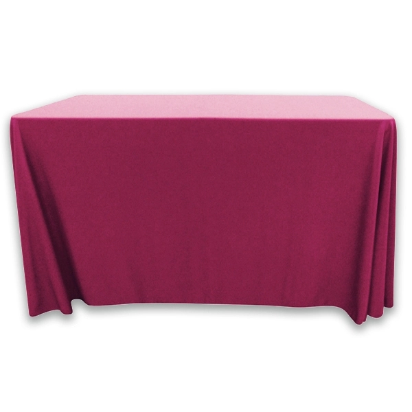 4 ft. x 24 in.Throw PolyKnit™ Table Cover (Blank) - 4 ft. x 24 in.Throw PolyKnit™ Table Cover (Blank) - Image 7 of 27