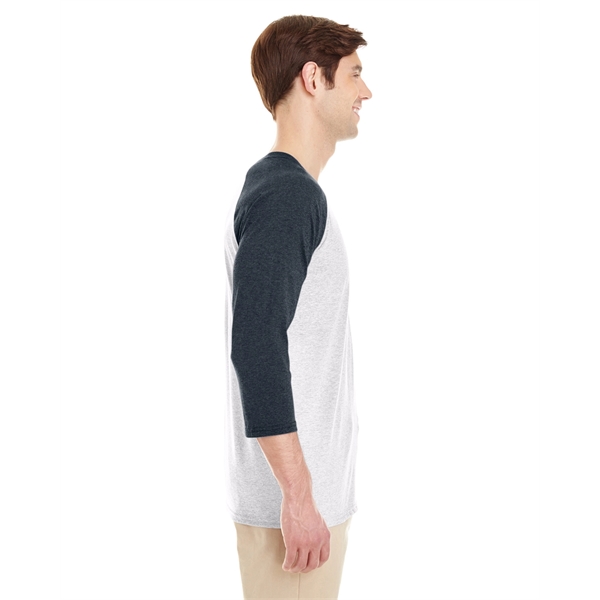 Jerzees Adult TRI-BLEND Baseball Raglan - Jerzees Adult TRI-BLEND Baseball Raglan - Image 11 of 41