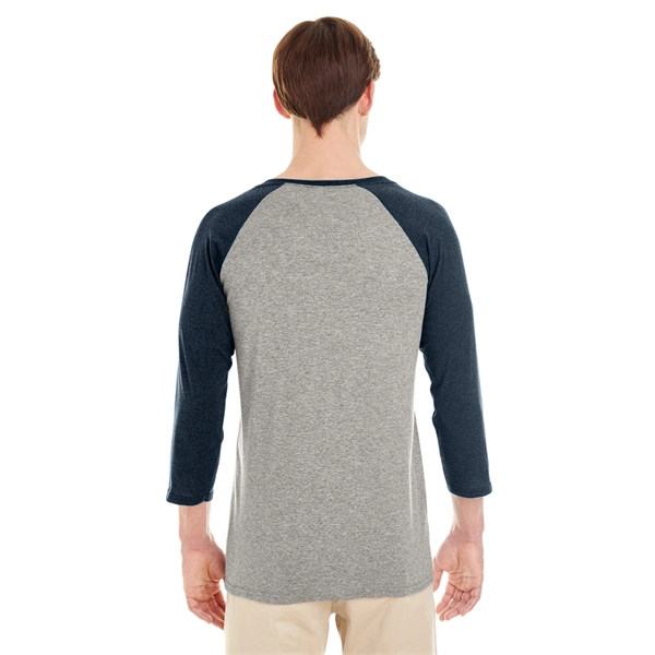 Jerzees Adult TRI-BLEND Baseball Raglan - Jerzees Adult TRI-BLEND Baseball Raglan - Image 14 of 41