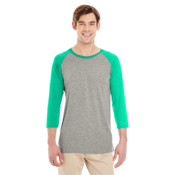 Jerzees Adult TRI-BLEND Baseball Raglan - Jerzees Adult TRI-BLEND Baseball Raglan - Image 15 of 41