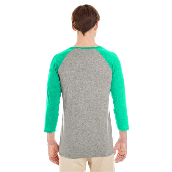 Jerzees Adult TRI-BLEND Baseball Raglan - Jerzees Adult TRI-BLEND Baseball Raglan - Image 17 of 41