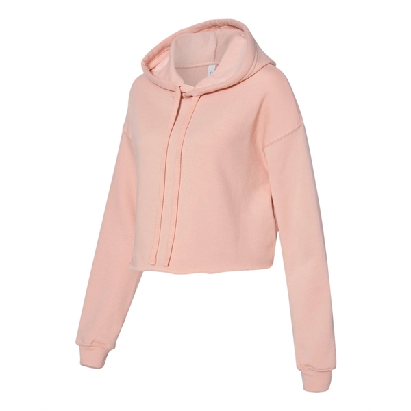 BELLA + CANVAS Women's Crop Fleece Hoodie - BELLA + CANVAS Women's Crop Fleece Hoodie - Image 5 of 33