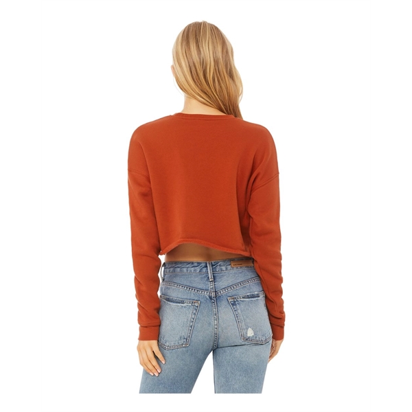 BELLA + CANVAS Women's Crop Crew Fleece - BELLA + CANVAS Women's Crop Crew Fleece - Image 4 of 20