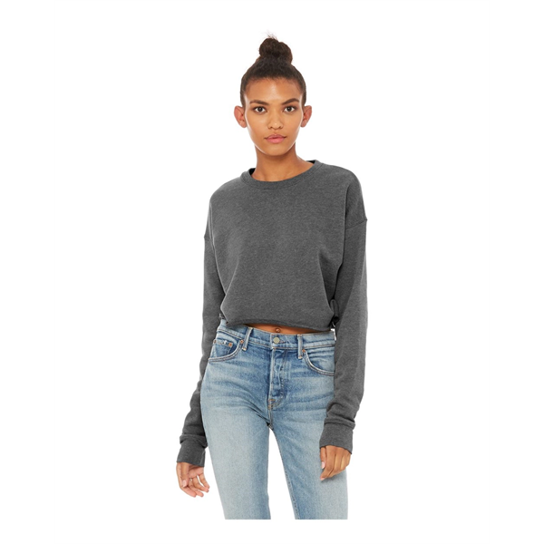 BELLA + CANVAS Women's Crop Crew Fleece - BELLA + CANVAS Women's Crop Crew Fleece - Image 5 of 20