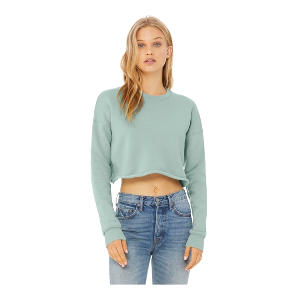 BELLA + CANVAS Women's Crop Crew Fleece - BELLA + CANVAS Women's Crop Crew Fleece - Image 7 of 20
