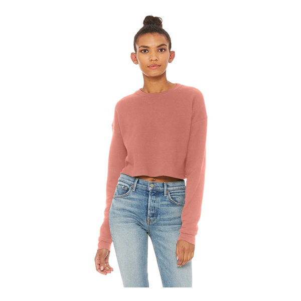 BELLA + CANVAS Women's Crop Crew Fleece - BELLA + CANVAS Women's Crop Crew Fleece - Image 9 of 20