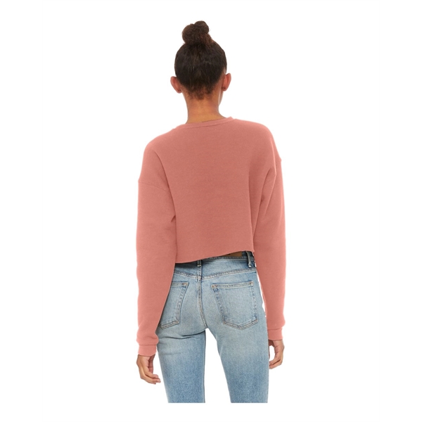 BELLA + CANVAS Women's Crop Crew Fleece - BELLA + CANVAS Women's Crop Crew Fleece - Image 10 of 20