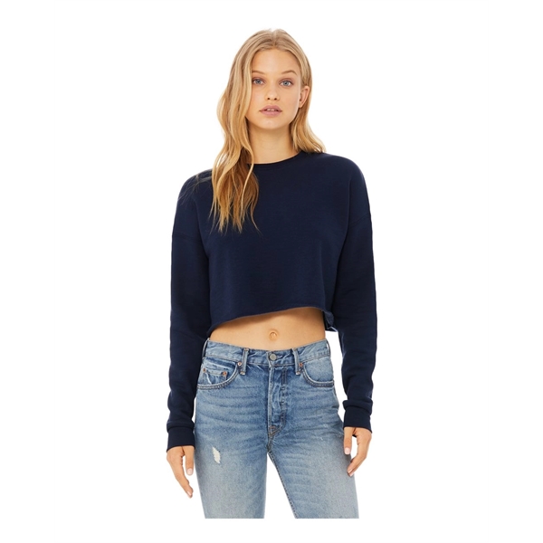 BELLA + CANVAS Women's Crop Crew Fleece - BELLA + CANVAS Women's Crop Crew Fleece - Image 11 of 20