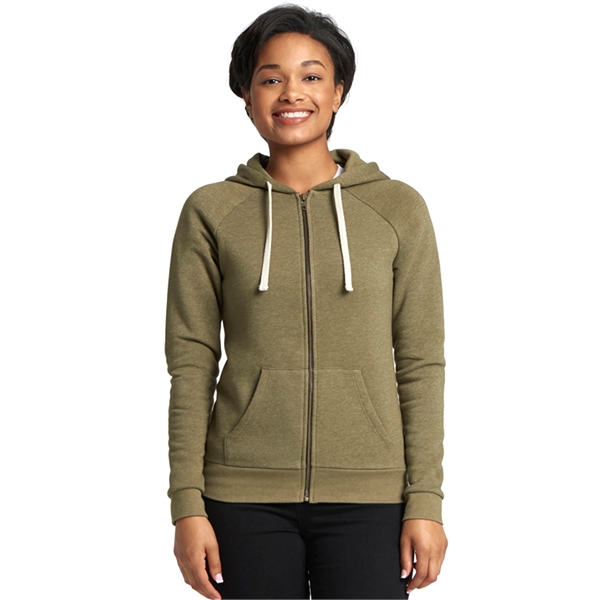 Next Level Apparel Ladies' PCH Raglan Zip Hoodie - Next Level Apparel Ladies' PCH Raglan Zip Hoodie - Image 3 of 12