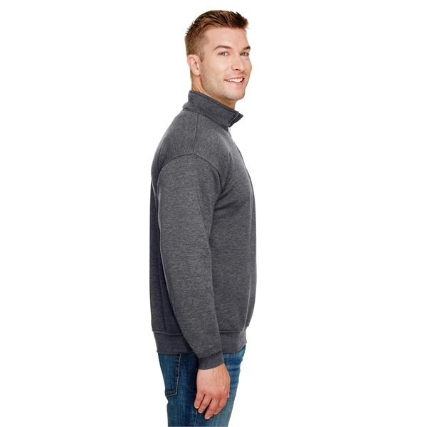 Bayside Unisex USA Made Quarter-Zip Pullover Sweatshirt - Bayside Unisex USA Made Quarter-Zip Pullover Sweatshirt - Image 8 of 42