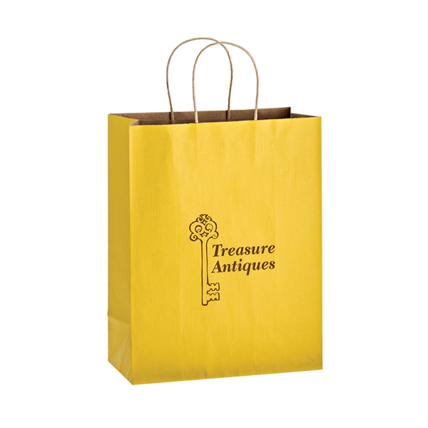 Matte Color Paper Shopper Bag - Flexo Ink - Matte Color Paper Shopper Bag - Flexo Ink - Image 0 of 1