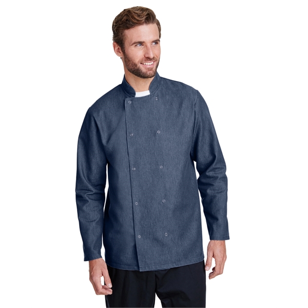 Artisan Collection by Reprime Unisex Denim Chef's Jacket - Artisan Collection by Reprime Unisex Denim Chef's Jacket - Image 6 of 26