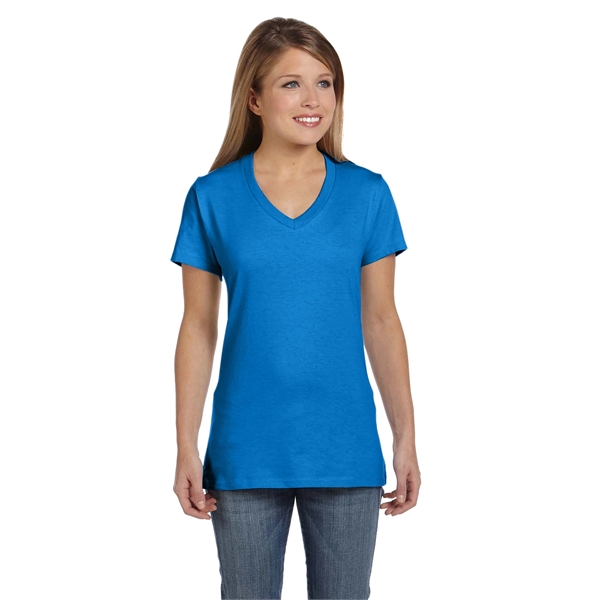 Hanes Ladies' Perfect-T V-Neck T-Shirt - Hanes Ladies' Perfect-T V-Neck T-Shirt - Image 68 of 156