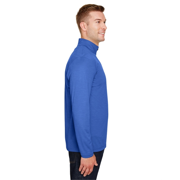 Team 365 Men's Zone Sonic Heather Performance Quarter-Zip - Team 365 Men's Zone Sonic Heather Performance Quarter-Zip - Image 16 of 63