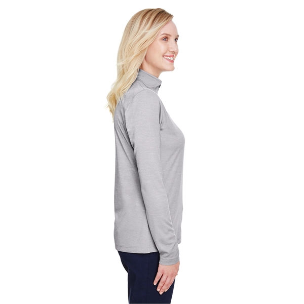 Team 365 Ladies' Zone Sonic Heather Performance Quarter-Zip - Team 365 Ladies' Zone Sonic Heather Performance Quarter-Zip - Image 4 of 62