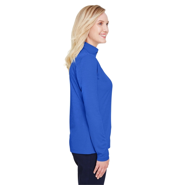 Team 365 Ladies' Zone Sonic Heather Performance Quarter-Zip - Team 365 Ladies' Zone Sonic Heather Performance Quarter-Zip - Image 17 of 62