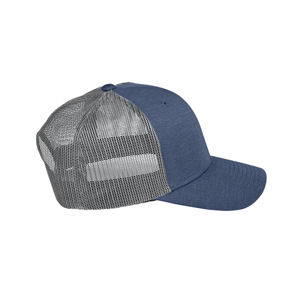 Team 365 by Yupoong® Adult Zone Sonic Heather Trucker Cap - Team 365 by Yupoong® Adult Zone Sonic Heather Trucker Cap - Image 10 of 47