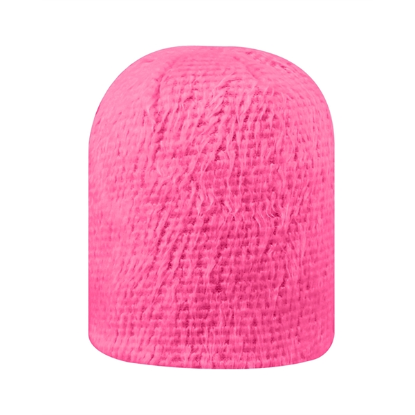 J America Adult Fluffy Monster Knit Cap - J America Adult Fluffy Monster Knit Cap - Image 4 of 14