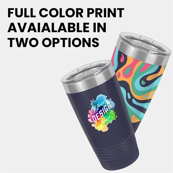 20oz Polar Camel® Stainless Steel Insulated Ringneck Tumbler - 20oz Polar Camel® Stainless Steel Insulated Ringneck Tumbler - Image 1 of 8