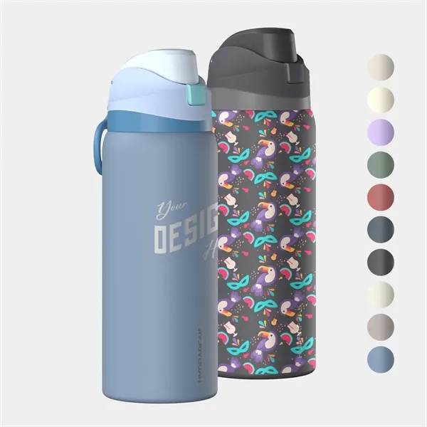 32oz Hydrapeak® Stainless Steel Insulated Oasis Water Bottle - 32oz Hydrapeak® Stainless Steel Insulated Oasis Water Bottle - Image 0 of 13