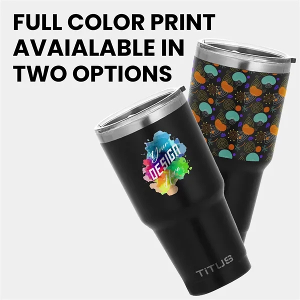 30 oz TiTUS® Double Wall Stainless Steel Insulated Tumbler - 30 oz TiTUS® Double Wall Stainless Steel Insulated Tumbler - Image 1 of 11
