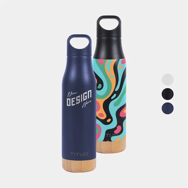 Premium 17 oz TiTUS® Stainless Steel Insulated Water Bottle - Premium 17 oz TiTUS® Stainless Steel Insulated Water Bottle - Image 0 of 4