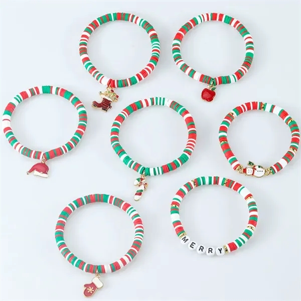 Christmas Charm Bracelet - Christmas Charm Bracelet - Image 1 of 8
