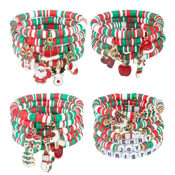 Christmas Charm Bracelet - Christmas Charm Bracelet - Image 2 of 8