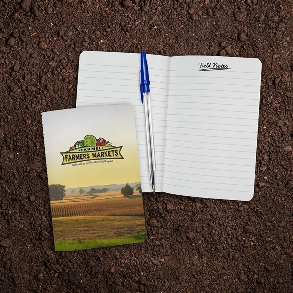 4" X 6" Sewn Paper Cover Notebook - 4" X 6" Sewn Paper Cover Notebook - Image 2 of 2