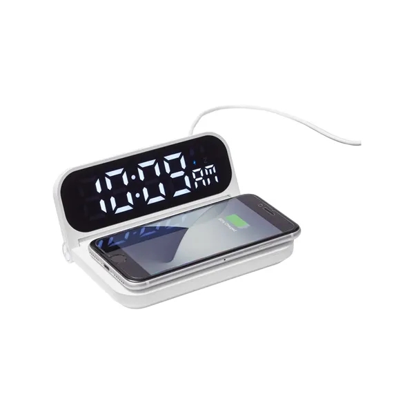 Foldable Alarm Clock & Wireless Charger - Foldable Alarm Clock & Wireless Charger - Image 7 of 7