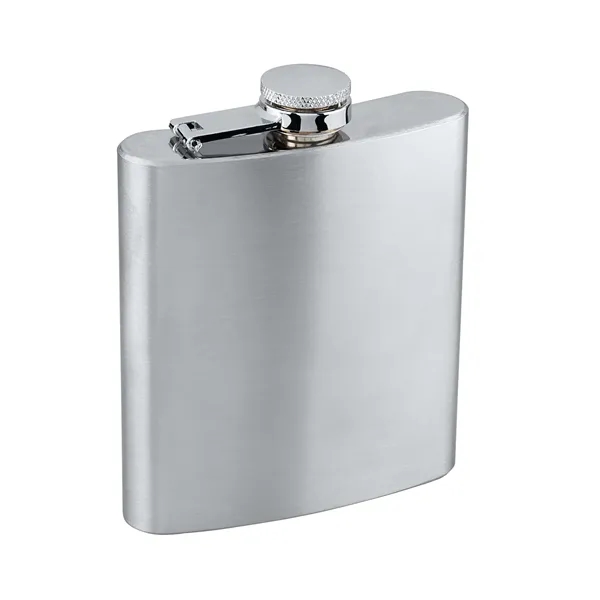 6 oz Stainless Steel Flask - 6 oz Stainless Steel Flask - Image 3 of 3
