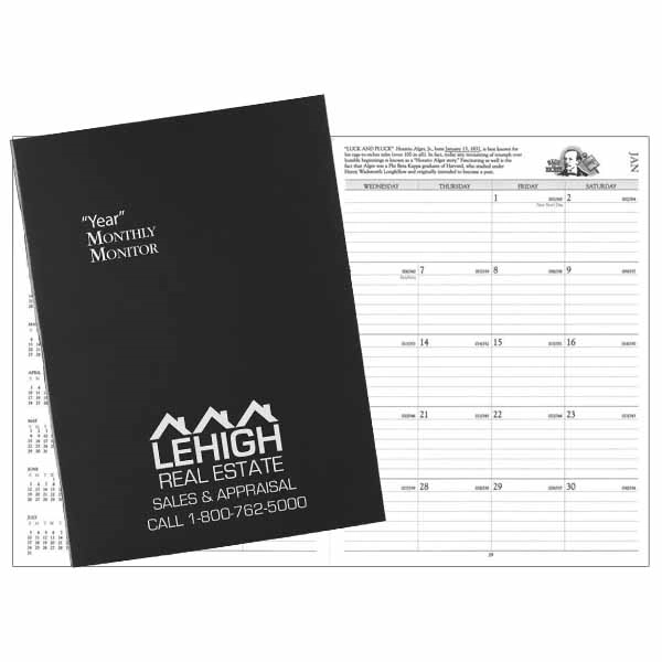 Custom Monthly Monitor 7X10 Planner