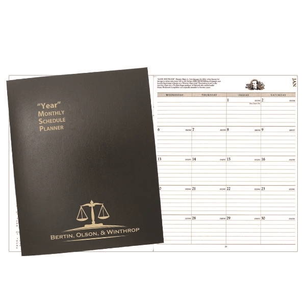Custom Docket Schedule Monthly