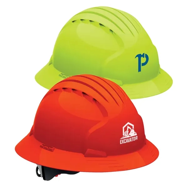 Evolution™ 6161 Full Brim Hi-Vis Hard Hat - Evolution™ 6161 Full Brim Hi-Vis Hard Hat - Image 1 of 3