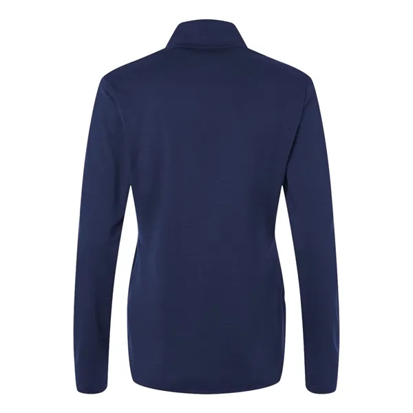 Adidas Women's Textured Stripe Quarter-Zip Pullover - Adidas Women's Textured Stripe Quarter-Zip Pullover - Image 4 of 6