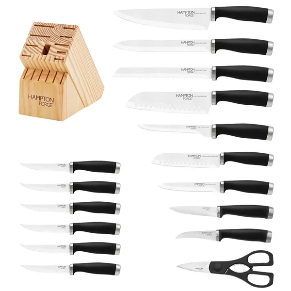 Hampton Forge® Epicure 17 Piece Cutlery Block Set - Hampton Forge® Epicure 17 Piece Cutlery Block Set - Image 6 of 8