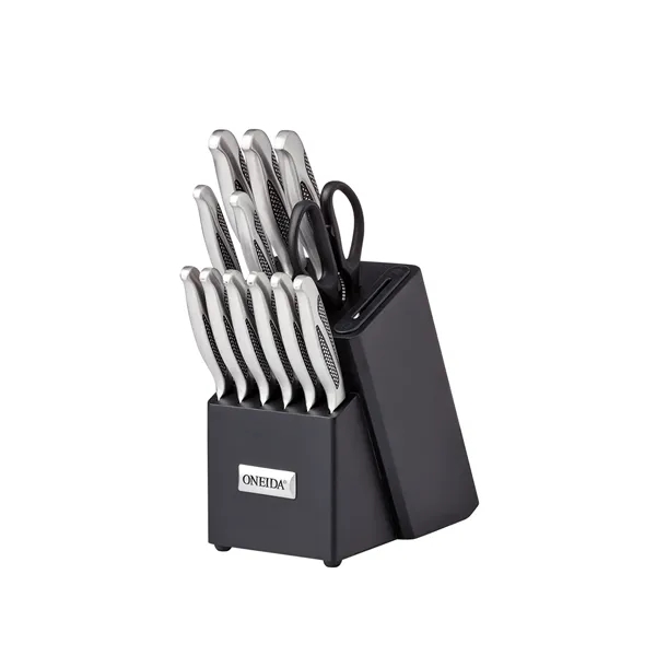Oneida® 14 Piece Knife Set with Built-in Sharpener