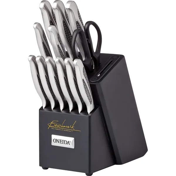 Oneida® 14 Piece Knife Set with Built-in Sharpener