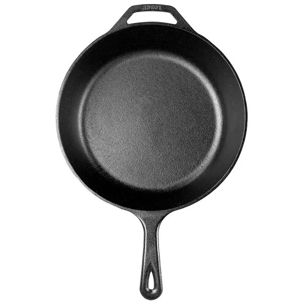 Lodge® 12'' / 5 Qt Cast Iron Deep Skillet - Lodge® 12'' / 5 Qt Cast Iron Deep Skillet - Image 4 of 6