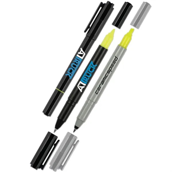 uni-ball® Combi Highlighter Pen - uni-ball® Combi Highlighter Pen - Image 2 of 5