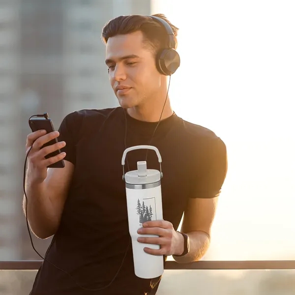 28oz Urban Peak® Pinnacle Flip Straw Tumbler - 28oz Urban Peak® Pinnacle Flip Straw Tumbler - Image 5 of 9