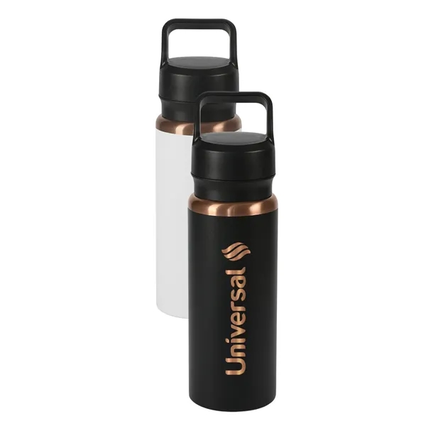 28oz Urban Peak® Dual Top Copper Water Bottle - 28oz Urban Peak® Dual Top Copper Water Bottle - Image 4 of 12