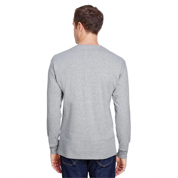 Hanes Adult Workwear Long-Sleeve Pocket T-Shirt - Hanes Adult Workwear Long-Sleeve Pocket T-Shirt - Image 2 of 36
