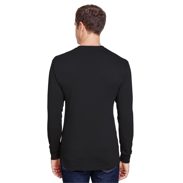 Hanes Adult Workwear Long-Sleeve Pocket T-Shirt - Hanes Adult Workwear Long-Sleeve Pocket T-Shirt - Image 4 of 36