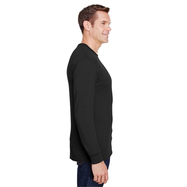 Hanes Adult Workwear Long-Sleeve Pocket T-Shirt - Hanes Adult Workwear Long-Sleeve Pocket T-Shirt - Image 5 of 36