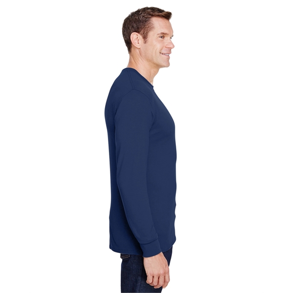 Hanes Adult Workwear Long-Sleeve Pocket T-Shirt - Hanes Adult Workwear Long-Sleeve Pocket T-Shirt - Image 7 of 36