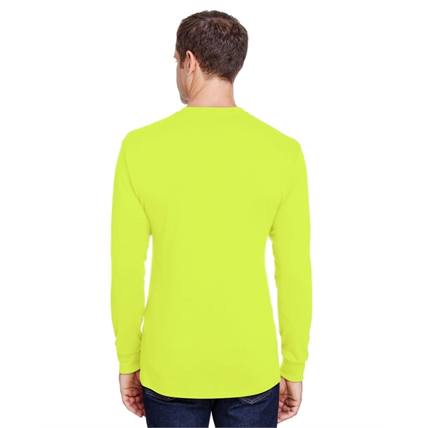 Hanes Adult Workwear Long-Sleeve Pocket T-Shirt - Hanes Adult Workwear Long-Sleeve Pocket T-Shirt - Image 11 of 36