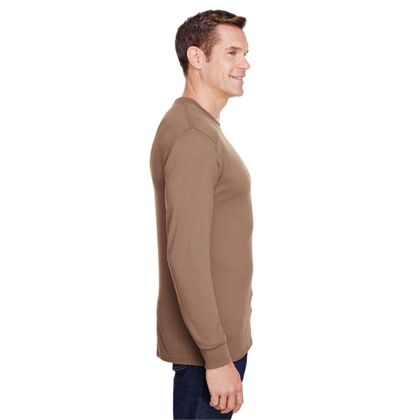 Hanes Adult Workwear Long-Sleeve Pocket T-Shirt - Hanes Adult Workwear Long-Sleeve Pocket T-Shirt - Image 16 of 36