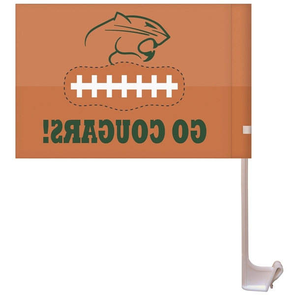 48 - Hour 7.5" X 10.5" Stationary Single Reverse KP Car Flag - 48 - Hour 7.5" X 10.5" Stationary Single Reverse KP Car Flag - Image 3 of 3