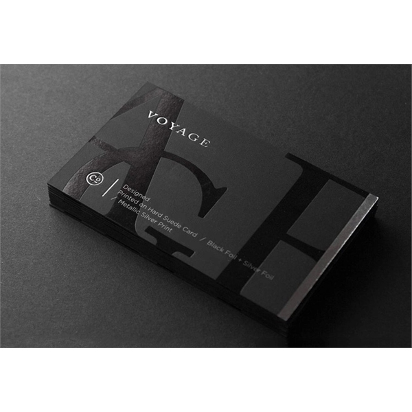 Printed on Hard Suede Card Double-Sided Name Card - Printed on Hard Suede Card Double-Sided Name Card - Image 0 of 2